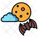 پیش‌نمایش فایل moon-and-bat-9863729 از پک هالووین