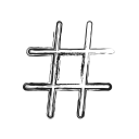پیش‌نمایش فایل hashtag-11 از پک Social And Prodectivity 