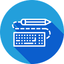 پیش‌نمایش فایل pen-pencil-keyboard-write-drawing-design-sketch از پک سئو وب و توسعه، جلد ۳