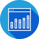 پیش‌نمایش فایل web-analytics-analysis-column-chart-seo-graph از پک سئو وب و توسعه، جلد ۳