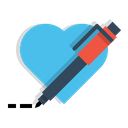 پیش‌نمایش فایل pen-pencil-write-draw-design-heart-like-favorite-10 از پک سئو وب و توسعه