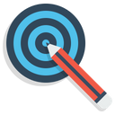 پیش‌نمایش فایل pencil-dart-board-idea-goal-target-bullseye-11 از پک سئو وب و توسعه