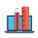 پیش‌نمایش فایل pencil-ruler-laptop-device-drawing-design-11 از پک سئو وب و توسعه