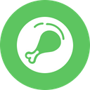 پیش‌نمایش فایل food-kitchen-nonveg-chicken-turkey-drumstick-piece از پک غذا