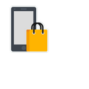 پیش‌نمایش فایل mobile-carry-bag-shopping-cart-online-ecommerce از پک بازاریابی