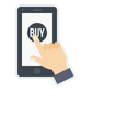 پیش‌نمایش فایل mobile-online-store-shop-shopping-buy-sell-product-hand-gesture از پک بازاریابی