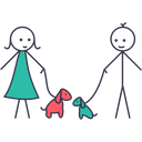 پیش‌نمایش فایل animal-love-man-girl-boy-valentine-romance از پک کارتونی عشق