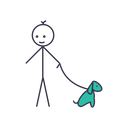 پیش‌نمایش فایل boy-with-dog-human-friend-love-1 از پک کارتونی عشق