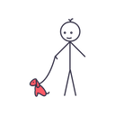 پیش‌نمایش فایل boy-with-dog-human-friend-love از پک کارتونی عشق