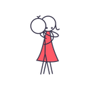 پیش‌نمایش فایل hug-boy-girl-human-sticky از پک کارتونی عشق