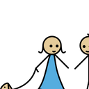 پیش‌نمایش فایل girl-lady-stick-with-dog-human-friend-love-boy-walk-1 از پک کارتونی عشق