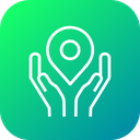پیش‌نمایش فایل location-pin-secure-caring-hand-map-navigation از پک موقعیت و پین