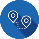 پیش‌نمایش فایل location-path-way-start-destination-map-pin-4 از پک موقعیت و پین