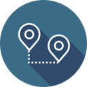 پیش‌نمایش فایل location-path-way-start-destination-map-pin-5 از پک موقعیت و پین