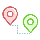 پیش‌نمایش فایل location-path-way-start-destination-map-pin-10 از پک موقعیت و پین