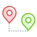 پیش‌نمایش فایل location-path-way-start-destination-map-pin-11 از پک موقعیت و پین