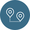 پیش‌نمایش فایل location-path-way-start-destination-map-pin-13 از پک موقعیت و پین