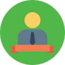پیش‌نمایش فایل office-employee-man-label-ribbon-achievement-1 از پک دفتر کار و استخدام، جلد ۲