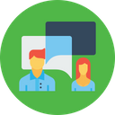 پیش‌نمایش فایل office-employee-man-woman-chat-conversation-message-talk از پک دفتر کار و استخدام، جلد ۲