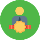 پیش‌نمایش فایل office-employee-person-user-avatar-bedge-award-1 از پک دفتر کار و استخدام، جلد ۲