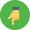 پیش‌نمایش فایل hand-office-finger-gesture-pointing-down-addressing-1 از پک دفتر کار و استخدام، جلد ۱