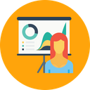 پیش‌نمایش فایل office-employee-avatar-woman-chart-graph-presentation از پک دفتر کار و استخدام، جلد ۱