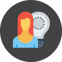 پیش‌نمایش فایل office-employee-woman-person-idea-bulb-imagination-1 از پک دفتر کار و استخدام، جلد ۱
