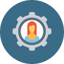 پیش‌نمایش فایل office-employee-woman-setting-configuration-gear-avatar-user از پک دفتر کار و استخدام، جلد ۱