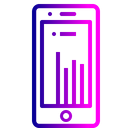 پیش‌نمایش فایل mobile-graph-statics-analysis-company-turnover-3 از پک دفتر کار و استخدام، جلد ۱