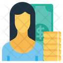 پیش‌نمایش فایل office-employee-woman-finance-money-currency-salary-4 از پک دفتر کار و استخدام