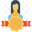 پیش‌نمایش فایل office-employee-woman-user-avatar-bedge-award-4 از پک دفتر کار و استخدام