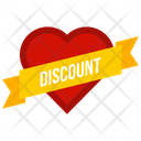 پیش‌نمایش فایل valentine-day-discount-heart-ribbon-offer-label از پک پیشنهاد
