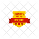پیش‌نمایش فایل valentine-valentines-day-special-discount-offer-ribbon از پک پیشنهاد