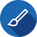 پیش‌نمایش فایل tool-paint-brush-interface-ui از پک رابط کاربری، جلد ۴