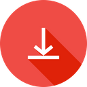 پیش‌نمایش فایل arrow-down-download-line-items-interface-ui-1 از پک رابط کاربری، جلد ۱
