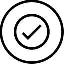 پیش‌نمایش فایل check-verify-pure-write-round-tick-interface-ui-4 از پک رابط کاربری، جلد ۲