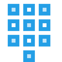 پیش‌نمایش فایل numpad-tile-numbers-square-arrange-keypad-2 از پک رابط کاربری، جلد ۳