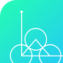 پیش‌نمایش فایل triangle-circle-line-graph-connect-maths-geomatery از پک علم و پژوهش