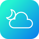 پیش‌نمایش فایل cloud-moon-weather-cloudy-dark-night-forecast-2 از پک آب و هوا
