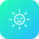پیش‌نمایش فایل sun-smiley-sunshine-shine-happy-light-energy-2 از پک آب و هوا