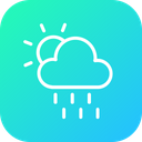 پیش‌نمایش فایل weather-thunder-forecast-cloud-partlysun-cloudy-rain-2 از پک آب و هوا