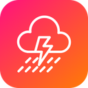 پیش‌نمایش فایل weather-thunder-forecast-cloud-rain-cloudy-lightning-2 از پک آب و هوا