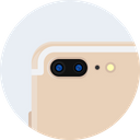 پیش‌نمایش فایل apple-iphone-plus-gold-dual-camera-flash از پک آیفون اپل ۷ و گرد ۲ سری ساعت هوشمند