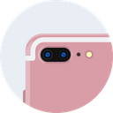 پیش‌نمایش فایل apple-iphone-plus-rose-gold-dual-camera از پک آیفون اپل ۷ و گرد ۲ سری ساعت هوشمند