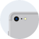 پیش‌نمایش فایل apple-iphone-plus-silver-dual-camera-flash-2 از پک آیفون اپل ۷ و گرد ۲ سری ساعت هوشمند