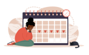 پیش‌نمایش فایل menstruation-calendar-schedule-5514285 از پک سلامت زنان و بارداری