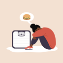 پیش‌نمایش فایل girl-suffering-from-fast-food-addiction-8340445 از پک اختلال خوردن