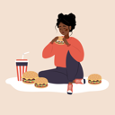 پیش‌نمایش فایل girl-with-extreme-overeating-problem-8340441 از پک اختلال خوردن