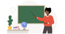 پیش‌نمایش فایل african-female-teacher-in-classroom-9704254 از پک معلم زن