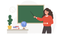 پیش‌نمایش فایل female-teacher-in-classroom-9704250 از پک معلم زن